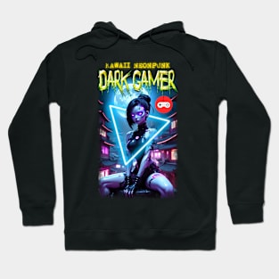 Kawaii Neonpunk Dark Gamer Hoodie